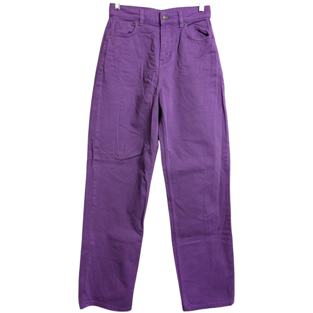 Motel Rocks Purple Button Closure 5-Pocket Casual Pants XS/33